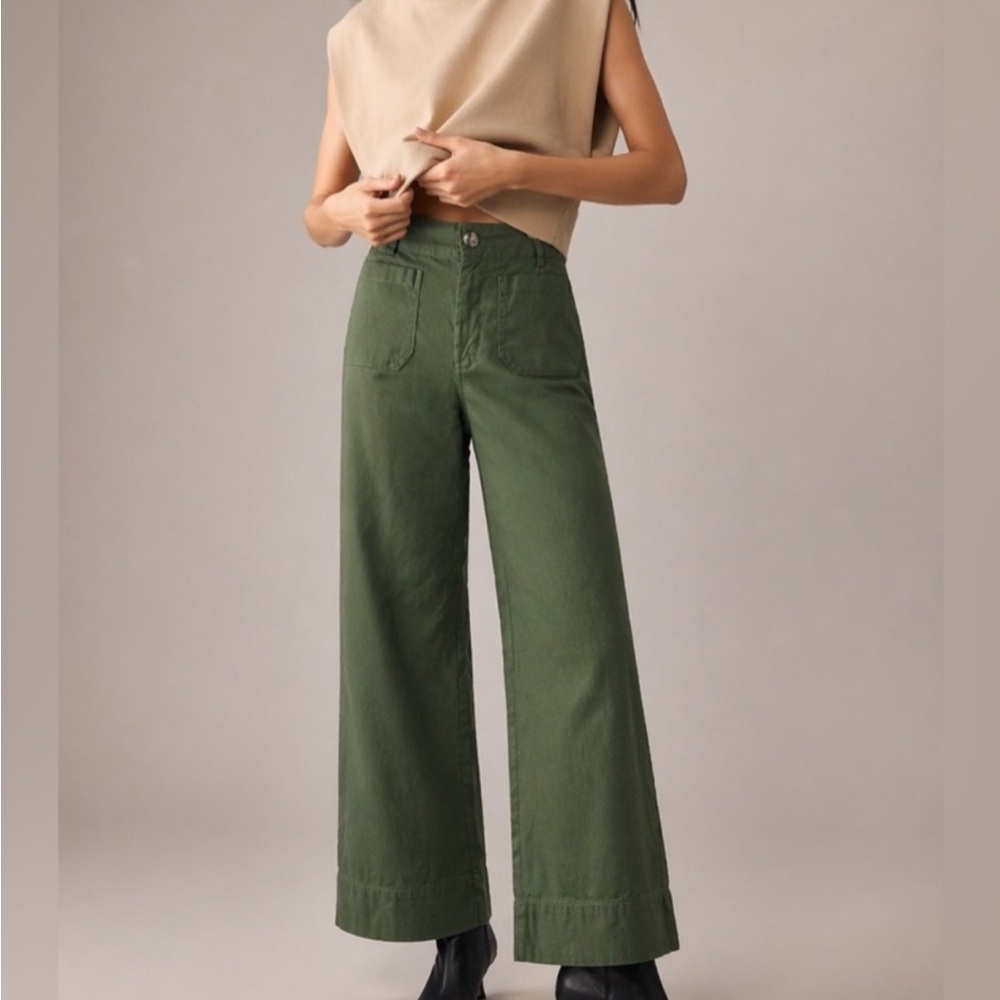 The Colette Full-Length Wide-Leg Pants by Maeve